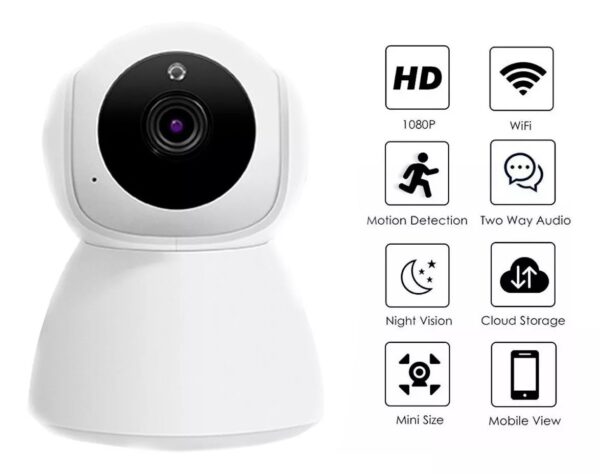 📹 Cámara de Seguridad Mini Robot V380 — IP HD Cloud WIFI con Visión Nocturna y Detección de Movimiento