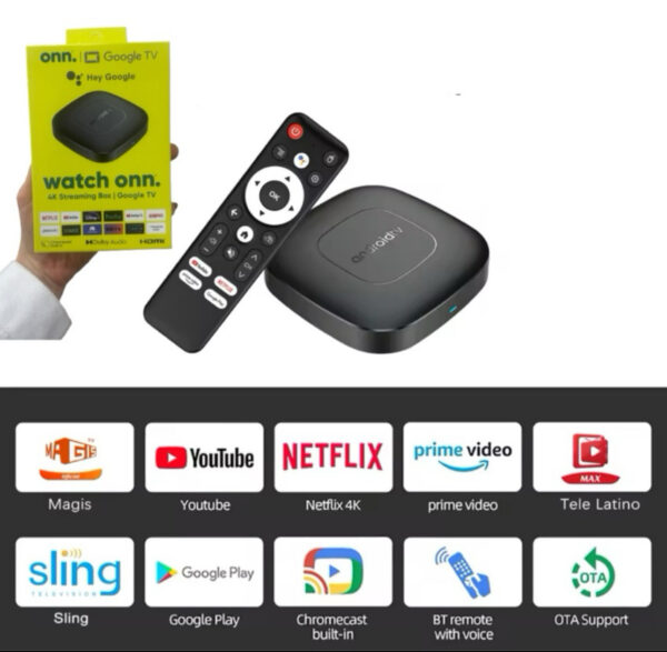 🎬 ¡Convierte tu TV en un cine 4K con el TV Box Watch Onn! 📺✨