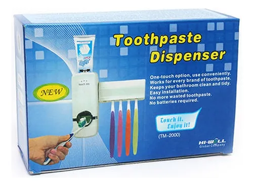 🦷 Dispensador de Pasta Dental con Soporte para Cepillos 🦷