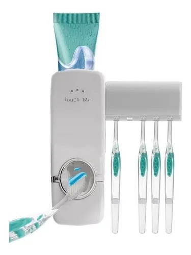 🦷 Dispensador de Pasta Dental con Soporte para Cepillos 🦷