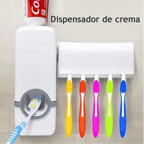 🦷 Dispensador de Pasta Dental con Soporte para Cepillos 🦷