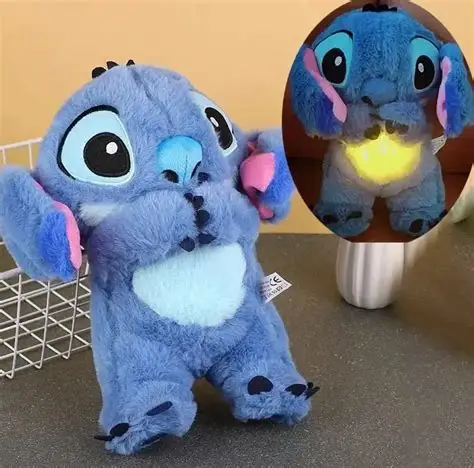 🧸✨ Peluche Interactivo Stitch con Sonido y Luz
